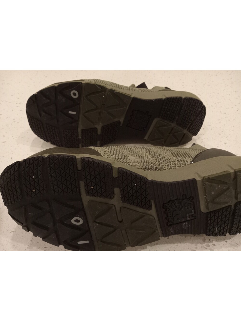 Timberland PRO Radius Knit Mens 7 W Olive Green Composite Safety Toe Shoes Wide - Picture 7 of 7